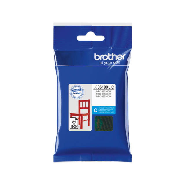 Brother LC3619XLC Cyan Ink Cartridge