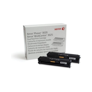 Xerox 106R03048 Phaser 3020 / WorkCentre 3025 Cartuș Toner Negru (Pachet Dublu)